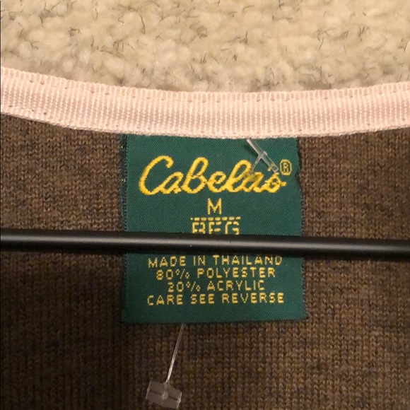 Cabela’s Quarter Zip Pullover Fleece. - Picture 2 of 7
